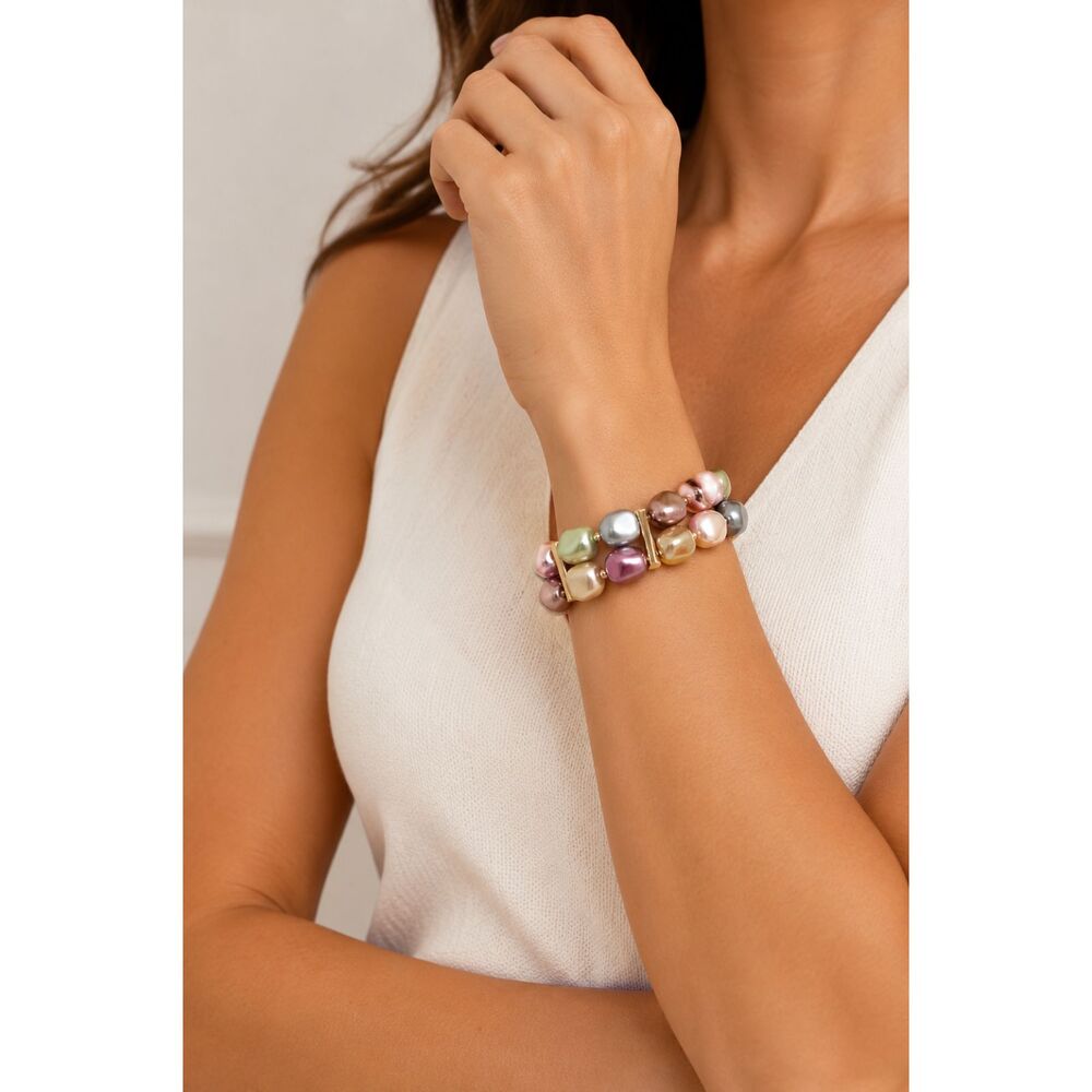 Charter Club Imitation Pearl Stretch Bracelet